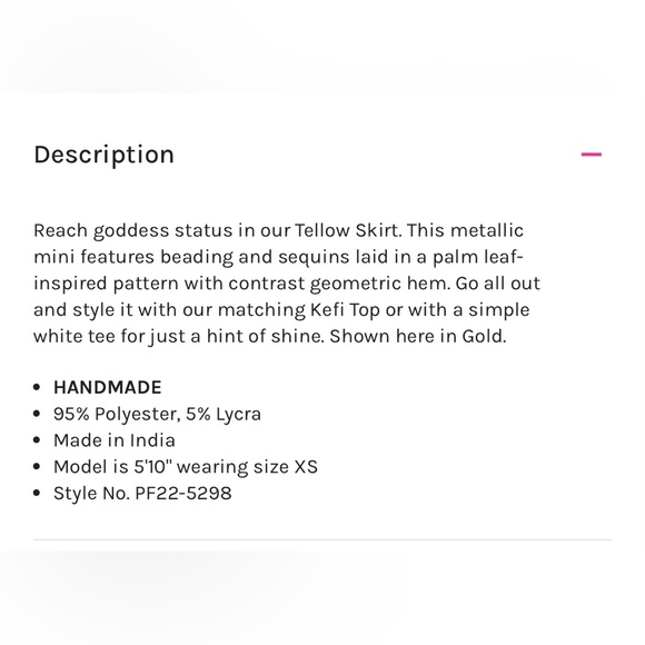 Retrofete Sequin Top & Skirt Size XS - Picture 10 of 13